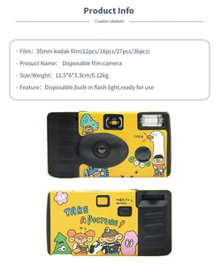 Mini Cámara <span class=keywords><strong>Desechable</strong></span> Fujifilm <span class=keywords><strong>Kodak</strong></span> con Película de 17 Exposiciones, Material ABS para Fotografía de Bodas, Enfoque Fijo, Zoom Óptico - Product Image 5