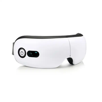 Hochwertiges Luftkompressionsdruck-Augen massage gerät Vibrations wärme mit entspannender Musik HEAD MASSAGER