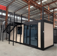Maisons préfabriquées intégrées de luxe, simples et élégantes, conteneurs extensibles pour studios, appartements, cuisines, chambres et ateliers