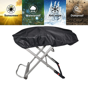 Couverture de barbecue à <span class=keywords><strong>gaz</strong></span> extérieure portable couverture de <span class=keywords><strong>plaque</strong></span> de gril en tissu Oxford réglable avec fonction anti-poussière accessoires de barbecue de qualité supérieure - Product Image 3