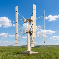 Los Fabricantes Suministran Aerogeneradores de Alta Potencia para Proyectos de Ingeniería, 100kw, Diámetro del Rotor de 9.5m, Altura de 11m, 5 Aspas de Aleación de Aluminio