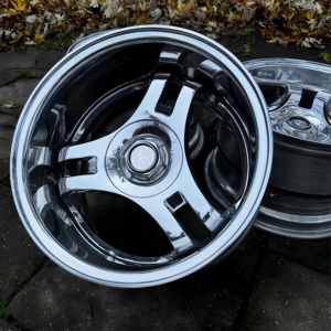 Jantes forgées polies à trois branches VLC de 17, 18, 19, 20, 21, 22, 23, 24 pouces, 5x112, 5x114.3, 5x120, compatibles avec Honda, Camaro, Tesla Model 3 - Product Image 3