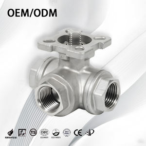 Muti-Poort Drukvermindering <span class=keywords><strong>3</strong></span>-weg Ventiel Cf8 Cf 8M Interne Draad T-Kogelkleppen Met Montagepad - Product Image 5