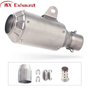 Silencieux d'échappement universel AK 51mm, échappement Slip-On avec <span class=keywords><strong>db</strong></span> <span class=keywords><strong>killer</strong></span>, adapté à la plupart des motos, scooters, vtt, <span class=keywords><strong>Dirt</strong></span> <span class=keywords><strong>Bike</strong></span> - Product Image 3