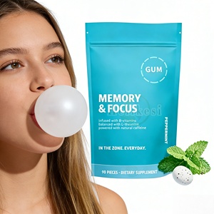 Comprimés de L-Théanine et Caféine OEM, Chewing-gums Énergétiques, Menthes Énergétiques, Chewing-gums Sans Sucre, Complément Herbal Énergisant et Concentration - Product Image 1