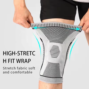 Tùy chỉnh thể thao giảm đau đầu gối niềng răng nén đầu gối tay áo đầu gối hỗ trợ cho nam giới và phụ nữ - Product Image 6