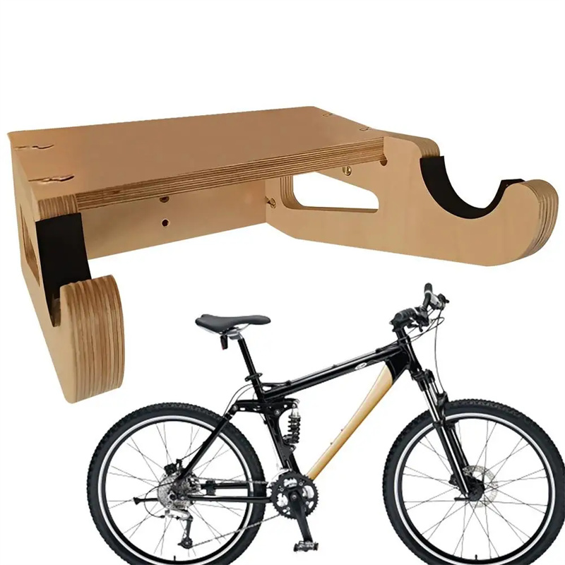 Holz Fahrrad Wandhalterung fr sicheren und ordentlichen Fahrrad-Speicher
