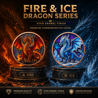 Pièce de monnaie en cuivre pur 999 de 5 oz, série Dragon, version graffiti animalier, couleur UV 3D en relief, édition de collection