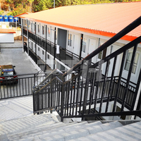 Kit de maison préfabriquée, villa conteneur à 2 étages, maisons modulaires, hôtel conteneur, villa conteneur portable, maison conteneur pour resort