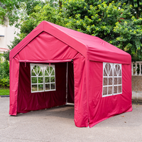 Tentes de marché grand format 3x3m en gros avec fenêtres romaines - Auvents commerciaux d'extérieur pour stands promotionnels et expositions