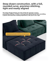 Grenzüberschreitender Außenhandel: Komprimiertes Sofa, reiner Schaumstoffwürfel, Tofu-Block, modulares Sofaset, rahmenloses Box-Sofa, Stoffbezug