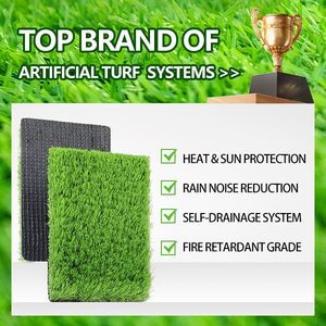 Gazon artificiel COOLGRASS, gazon synthétique réaliste pour jardin extérieur, balcon, anti-UV, bonne drainage, stock disponible en usine - Product Image 6