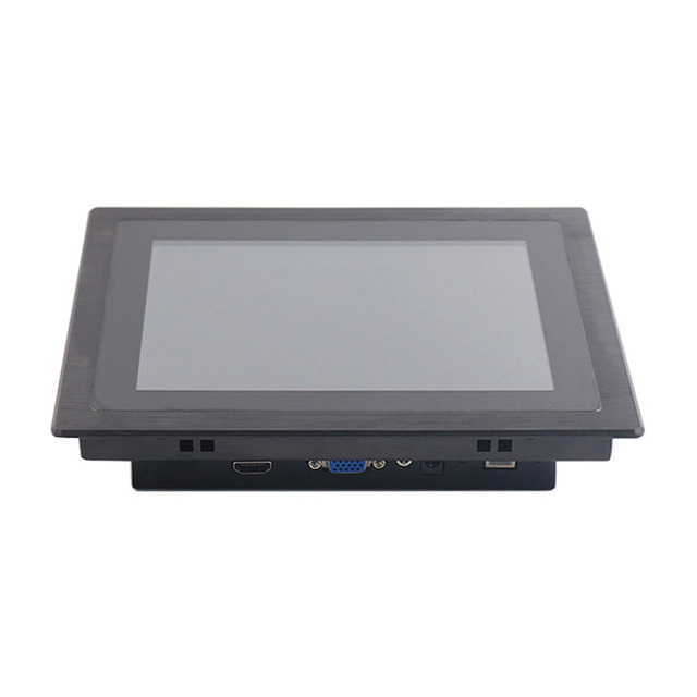 8 Inch Capacitive Touch Screen Lcd Monitor 75mm VESA Mount Industrial Monitor Metal Case Flush Mount Display