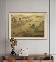 Nouvelle gravure à la main sur plaque de cuivre de style chinois Jianghan Range Rover