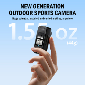 Caméra d'action WiFi 4K avec objectif grand angle 80 degrés, EIS 2.0, caméscope sportif avec écran IPS pour casque de moto - Product Image 5