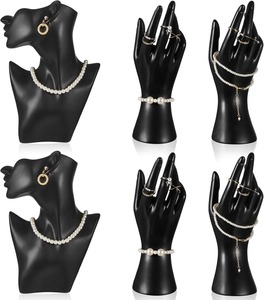 Set de Exhibición de Joyería con Maniquíes: Incluye Busto de Boutique, Soporte para Pendientes, Exhibidor de Mano, Soporte para Pulseras y Anillos - Product Image 1