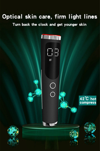 מכשיר יופי פנים חשמלי נייד 3 ב-1 משולב הכל באחד לשנת 2025, טכנולוגיה מחוממת, מצמצם נקבוביות לטיפול ביתי, נטען - Product Image 5