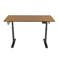 Bureau debout ergonomique électrique réglable en hauteur de conception moderne Table d'ordinateur de bureau de course de jeu PC
