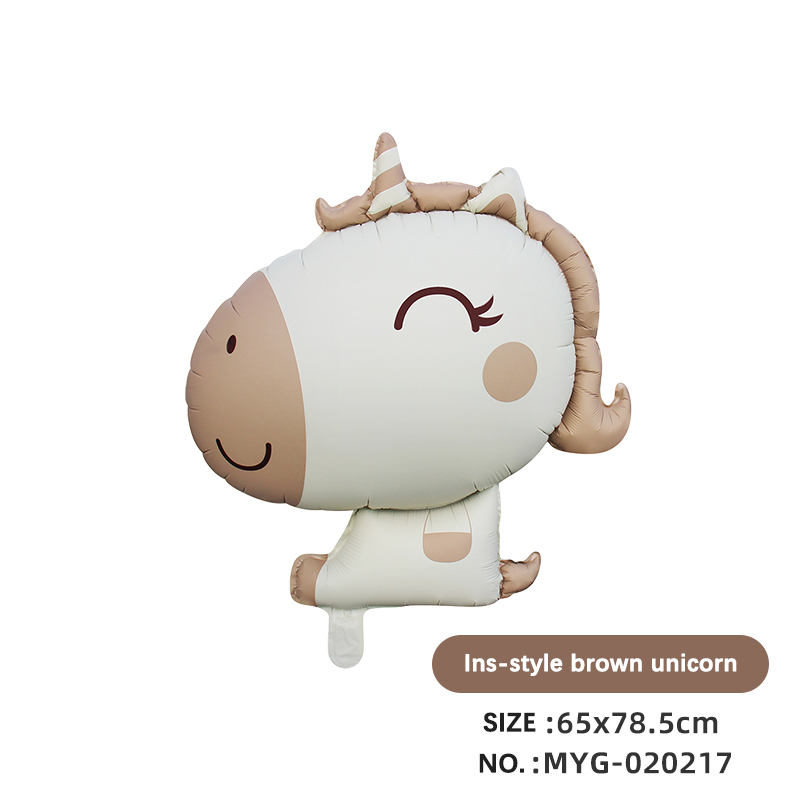 Unicorno marrone opaco