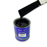 SHHCC 1K haute résistance chimique usine chinoise résine acrylique poudre manteau liquide réparation du corps peinture pour pulvérisation couleur noire