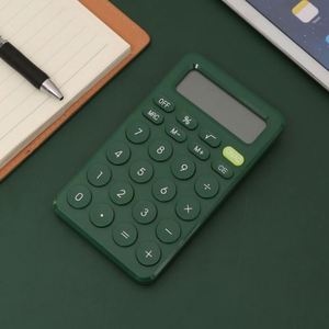 Calculatrices portables personnalisées de style scientifique minimaliste avec affichage à 12 chiffres et compatibilité avec les piles cylindriques - Product Image 3