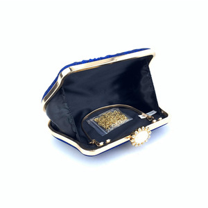 Borsa per il trucco di alta qualità alla moda per la <span class=keywords><strong>sera</strong></span> di nozze con diamanti di lusso - Product Image 2