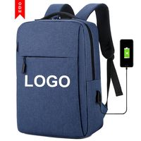 Sac à dos d'affaires unisexe personnalisé pour ordinateur portable, antivol, étanche, avec port USB, sangle d'épaule incurvée, matériau Oxford de haute qualité