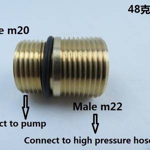 7110264 Axial Cam High <b>Pressure</b> <b>Washer</b> <b>Pump</b> Outlet Kit Female M22 Threaded for Electric Cold Water Cleaning High <b>Pressure</b> Hose - Product Image 5