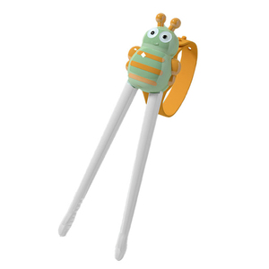 Baguettes d'apprentissage pour bébé en forme d'abeille, avec rebond automatique pour l'apprentissage <span class=keywords><strong>de</strong></span> la position des doigts, sans BPA, pour tout-petits - Product Image 3