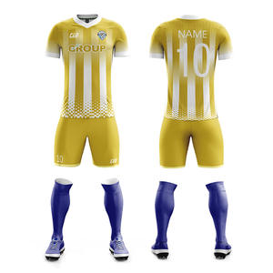 Kemeja olahraga sepak bola, disesuaikan cepat kering dan bernapas dan setelan olahraga siswa - Product Image 3