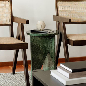Newstar Living Room <strong>Side</strong> <strong>Table</strong> <strong>Sofa</strong> Round Modern Green Marble <strong>Side</strong> <strong>Table</strong> Small Coffee <strong>Table</strong> - Product Image 3