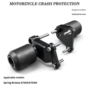 Accessoires de protection antichute en alliage d'aluminium pour moto Chunfeng 675SR/675NK – Armure de chevalier - Product Image 2