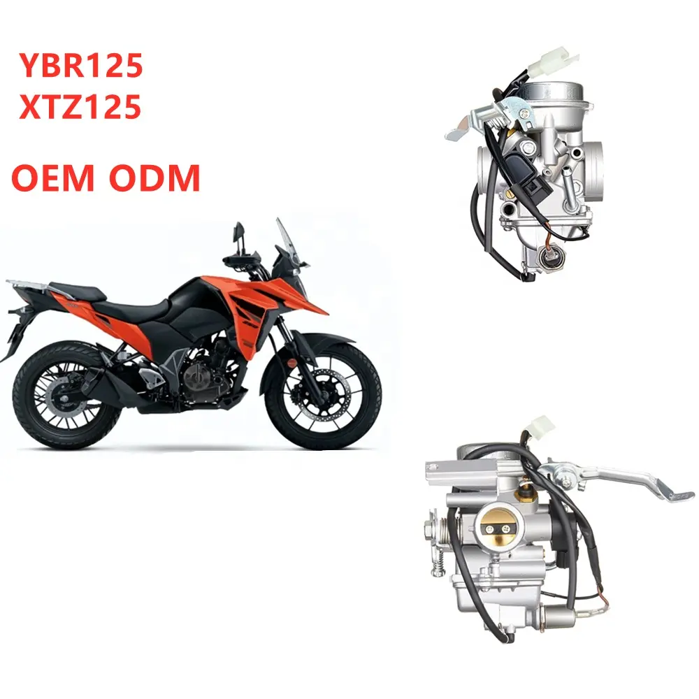 Bộ Chế Hòa Khí Cho Xe Máy Yamaha 24Mm YBR125 XTZ125 XTZ 125 YBR 125cc Racing