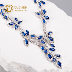 9k 14k 18k 24k सोने के हीरे का हार आभूषण लैब उगाई गई हीरा हार कस्टम पेंडेंट - Product Image 2