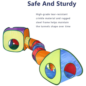 Collapsible Cat <b>Play</b> <b>Tunnel</b> Cubes Combo Interactive Hole Tube for Small Animals Indoor Outdoor Toys Pet <b>Play</b> <b>Tunnel</b> Cubes Combo - Product Image 3