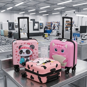 Valigia per Bambini Robusta e Carina in PC con Guscio Rigido Antigraffio, Telaio Rinforzato e Ruote Silenziose - Product Image 4