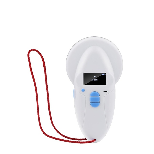 ISO11784/11785 Compatible Portable Handheld Pet Microchip Scanner 134.2KHz Frequency 12-hour Battery Life Easy Use Reliable for