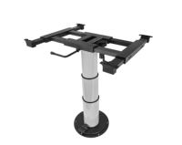 Pied de table de camping-car réglable à dégagement rapide, accessoire d'usine pour cadre de table rotatif dans les camping-cars et les caravanes