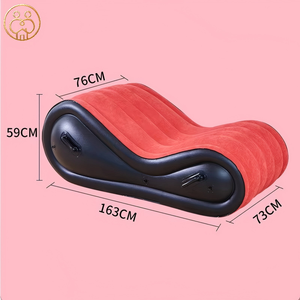 Cama Inflable Multifuncional <span class=keywords><strong>para</strong></span> Viajes, Playa, Sofá, Cama Plegable <span class=keywords><strong>para</strong></span> Dormitorio, Muebles Sexuales, Soporte <span class=keywords><strong>para</strong></span> <span class=keywords><strong>Posiciones</strong></span> Sexuales, Cama de PVC de Terciopelo - Product Image 4