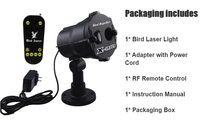 Lumière laser répulsive pour animaux pour l'extérieur IP65 étanche avec mouvement activé avec lumière laser et effraie les chats, les chiens, Foxe