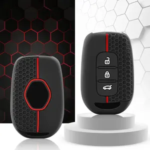 Housse <span class=keywords><strong>de</strong></span> protection en silicone pour <span class=keywords><strong>clé</strong></span> <span class=keywords><strong>de</strong></span> voiture, <span class=keywords><strong>coque</strong></span> <span class=keywords><strong>de</strong></span> télécommande, porte-clés pour Dacia Logan 2019, <span class=keywords><strong>Renault</strong></span> <span class=keywords><strong>TWingo</strong></span> 3, Duster, Captur, Logan, Laguna, Scenic - Product Image 4