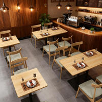 Ensemble de bancs de restaurant commercial modernes Lovezone - Personnalisable, écologique, durable pour hôtel, école, café, centre commercial et usage en salle à manger