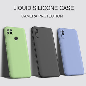 Funda de silicona líquida para Xiaomi Redmi 9A 9AT 9C, protector Original de cámara Nfc, funda trasera suave para <span class=keywords><strong>Redmi9c</strong></span> Redmi9a - Product Image 2