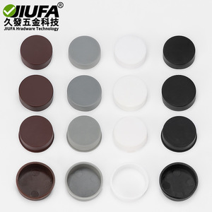 Capuchon étanche en plastique rond Jiufa pour charnière de porte d'armoire ou de placard, 35 mm - Product Image 3