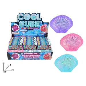 Jouet anti-stress extensible Squeeze Shell Cool Cube Gummy Squish 7x9x3 cm - Product Image 1