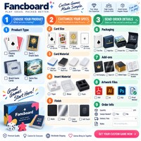 Papan Permainan Edukatif Fancboard Custom Hex Link |   Karton Lipat Empat |   OEM/ODM Hiburan Keluarga