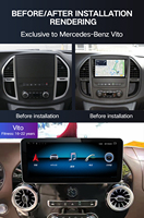 Venta caliente Android 13 Gps 4 + 64GB 12,3 pulgadas REPRODUCTOR DE PANTALLA Android para coche para Mercedes Benz Vito 2016-2022 con imagen panorámica 360