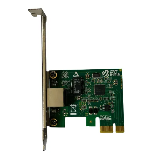 Pcie X1 solo puerto Gigabit Ethernet Nic Pci Express 1000/M/100/10M RJ45 Lan adaptador de red tarjeta de