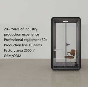 Thiết kế mới di chuyển cách âm văn phòng Pods đa kích thước âm thanh gian hàng cho cuộc họp và đàm phán 1-6 người Công suất - Product Image 4