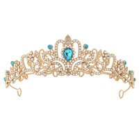 Vente chaude : Diadème en strass pour femme, couronne de mariée en cristal, coiffe de mariage argentée, vente en gros